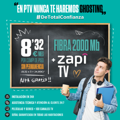 Oferta de estudiantes de PTV Telecom