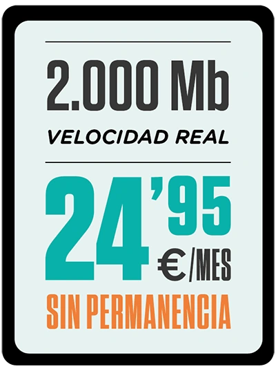 fibra 2000Mb velocidad real